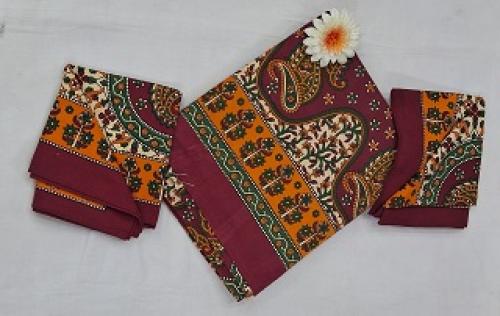 BEDSHEET JAIPUR PRINTED 90X108 2 PILLOW COVER